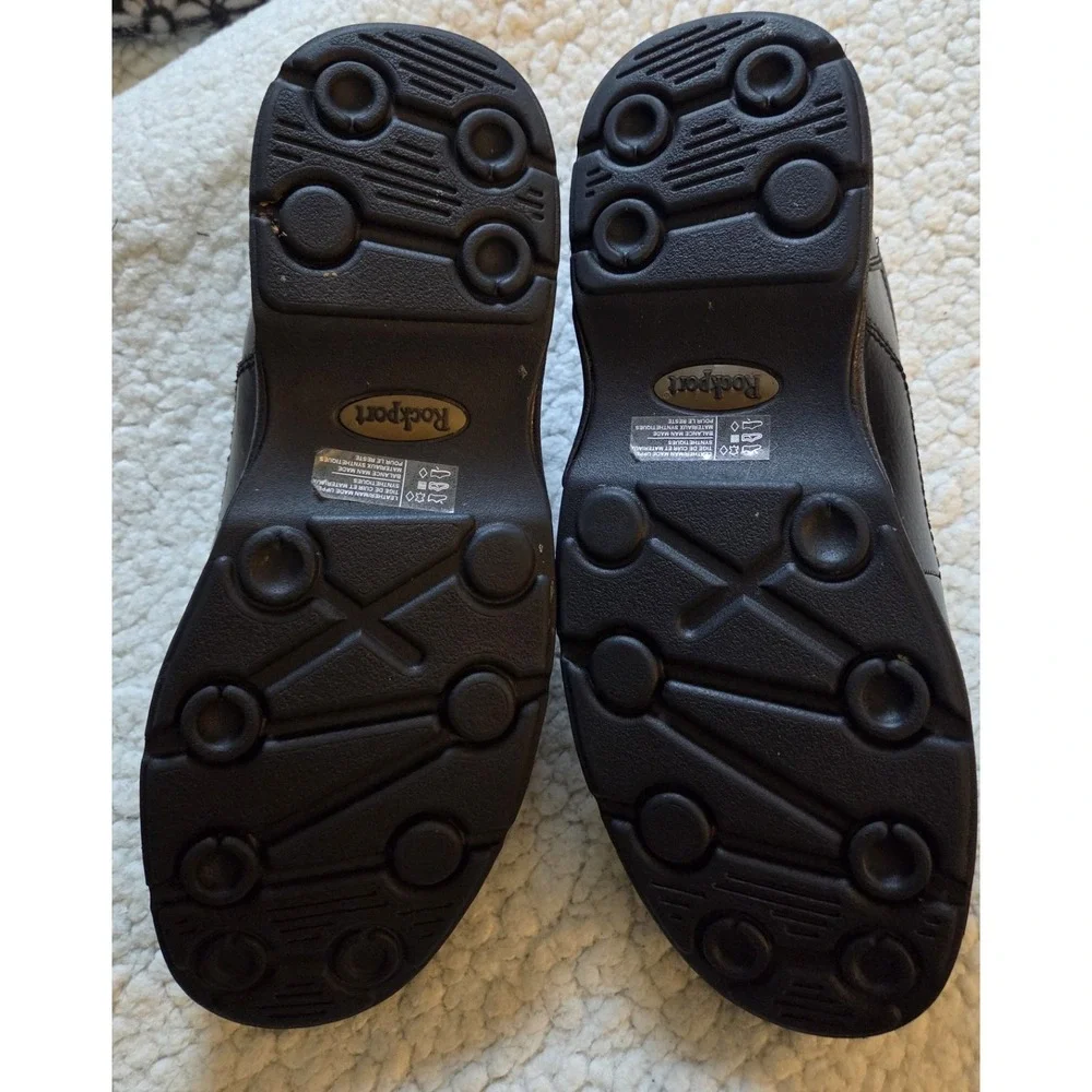 Rockport Men's Black‎ Leather Walking Comfort Shoes Size 13 Lace Up Casual
